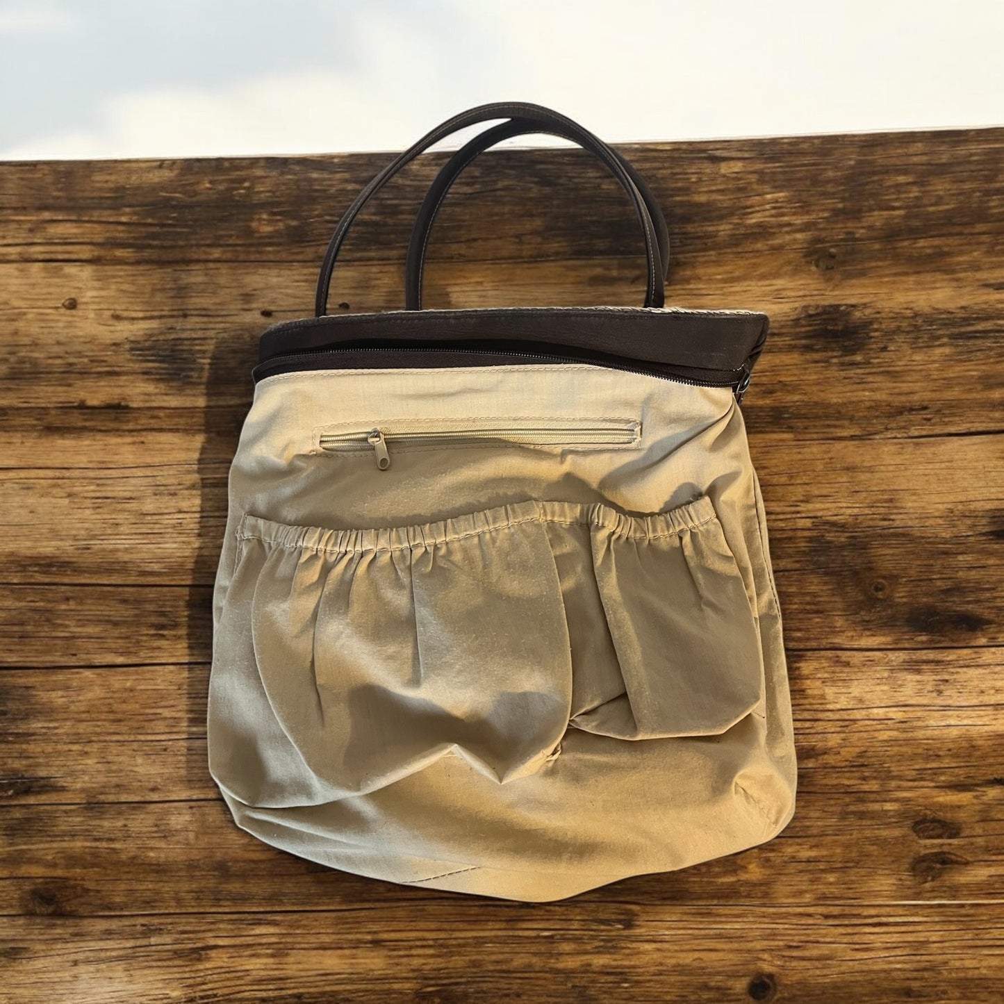 Floral Unique Upcycled Crochet Purse with Handles