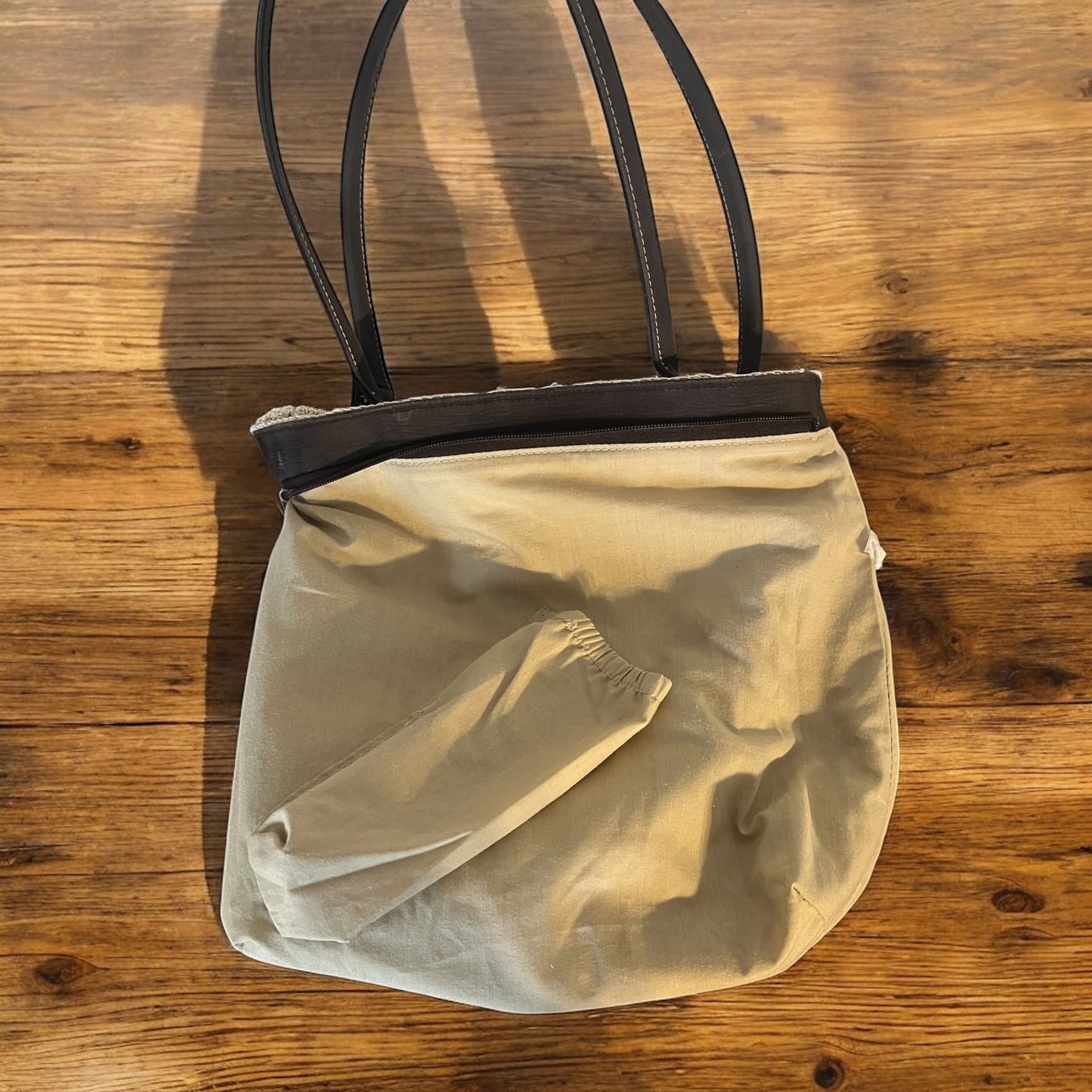 Floral Unique Upcycled Crochet Purse with Handles